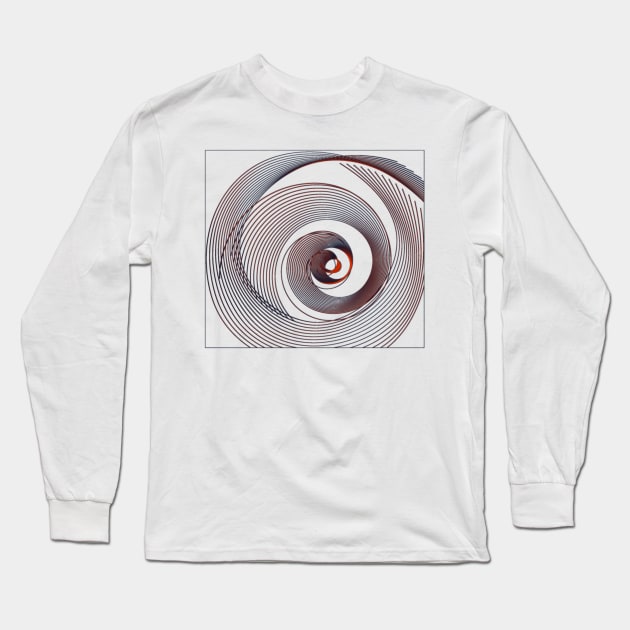 Lineart geometric infinity galaxy Long Sleeve T-Shirt by carolsalazar